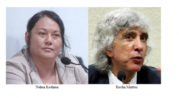 Nelma Kodama e Rocha Mattos