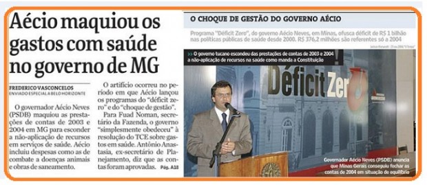 Aécio e maquiagem de balanço