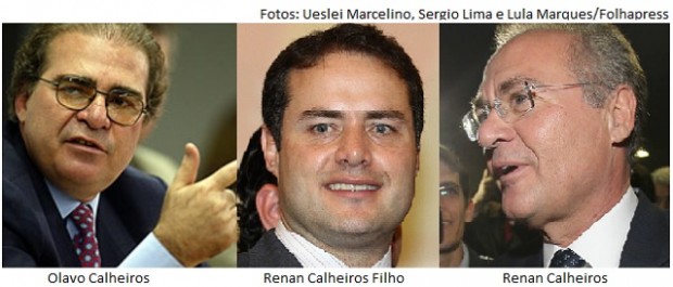 Olavo Calheiros, Renan Calheiros Filho e Renan Calheiros